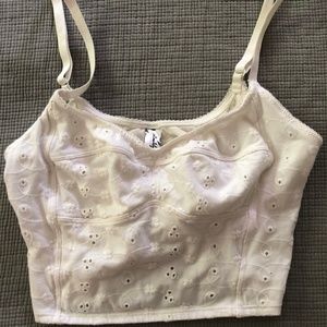 Free People Eyelet Bralette